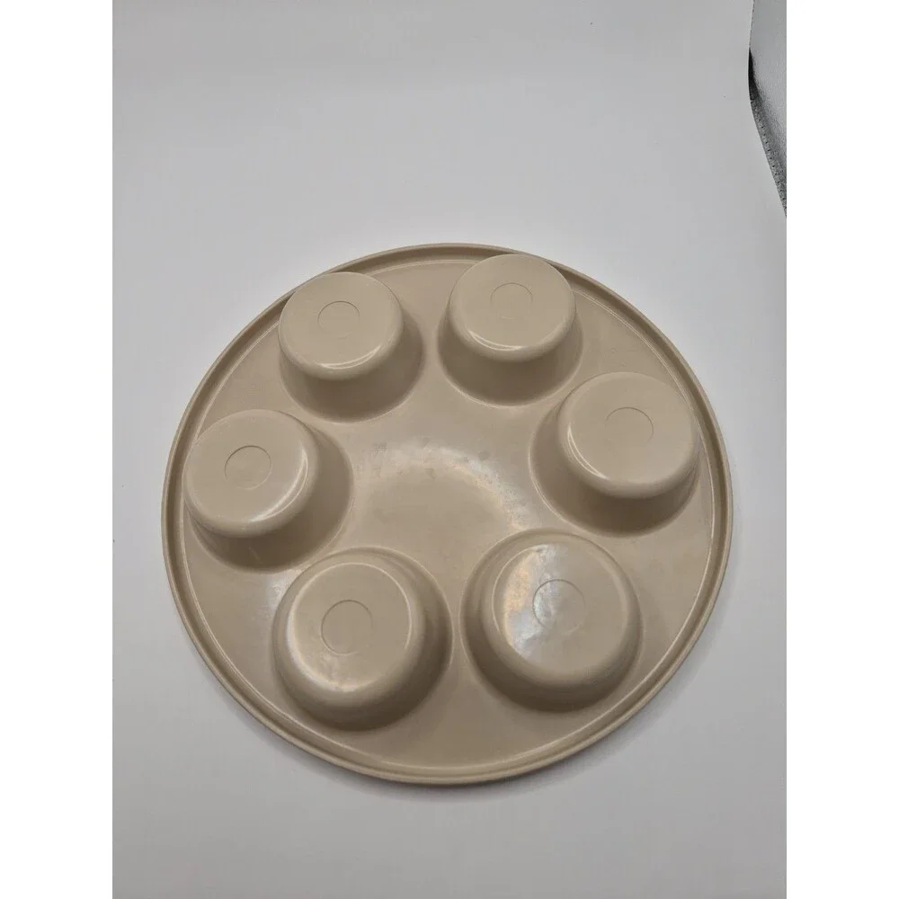 Lot 2 Anchor Hocking 1/2 Dozen Standard Cupcake Muffin Microwave Baking Pans 10